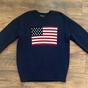 Brandy Melville Flag Crewneck Sweater
